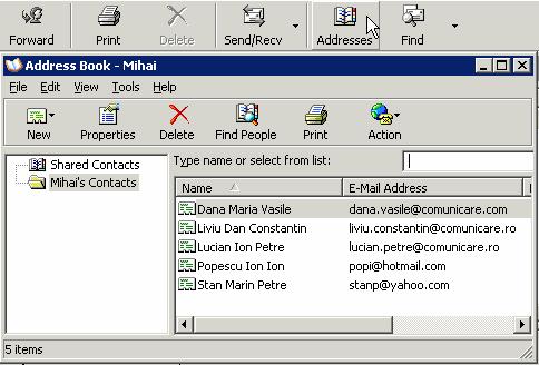 1 Recunoaşterea unor tehnici de management al e-mail-ului cum sunt: crearea foldere-lor pentru email-uri, mutarea mesajelor în foldere, ştergerea mesajelor e-mail