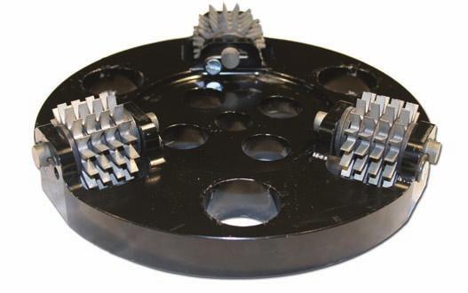 Complete Replacement Star Wheel Cutters For use on thick coating removal, rubberized coatings, parking deck