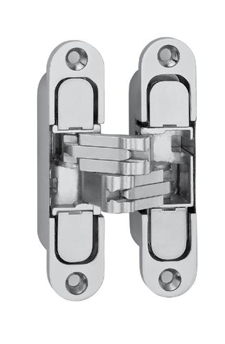 -1 mm +1 mm -2 mm -1 mm eam oncealed Hinges by ellevue - Smart Architectural Products 3D oncealed Hinge A1029 Functional Data Fully Adjustable: Max 40kg A1029 Quick Release A1029 up to 40kg The A1029