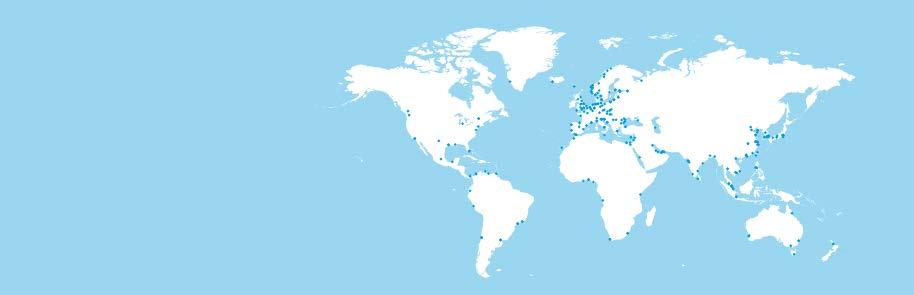 Trusted global partner with home in Europe 100 countries 300 offices 4650 maritime staff