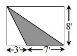 7-8. How do you know which dimensions to use when finding the area of a triangle? Copy each triangle below onto your paper. Then find the area of each triangle.