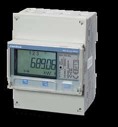 MID energy meter B2 Three-phase energy meter, direct measurement, 5 Three-phase energy meter, direct measurement ( + ) Direct connection up to 5 For -conductor and 4-conductor connection Width, 4 DI