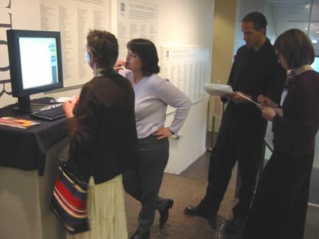 Usability Testing At a mid-point in the development of the new Museum Directory program, museum staff tested its design and function with assistance from the Target Corporation Usability Lab staff.
