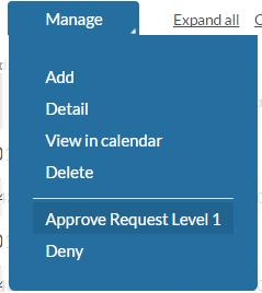 To approve using the List View You put a check in the box