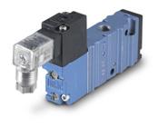 Direct solenoid and solenoid pilot operated valves Series 5 Function Port size Flow (Max) Individual mounting Series 3/ NO-NC, / NO-NC 1/8-1/4 1.5 C v Inline OPERATIONAL BENEFITS 1.