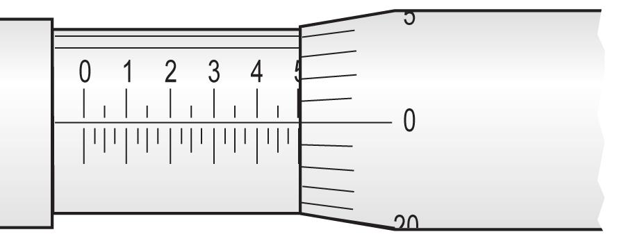 EXPERIMENT 3 Using a Micrometer Procedure READING A 1-INCH