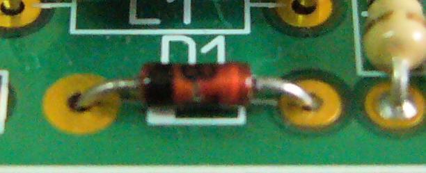 Fit them to their designated places on the board in the similar way fitted the resistor, but about 1,5-2mm distance from the board.