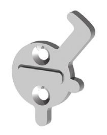 Latchbolt automatically deadlatches when door is closed. DX ST960DZR, ST960DZL, CLASSROOM LOCK Latchbolt by handle from either side unless outside is made inoperative by key from outside.