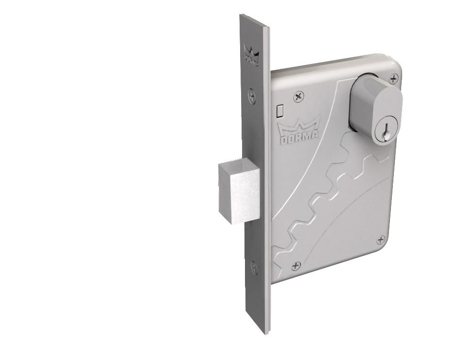 ST9601 SERIES II MORTICE DEADBOLT Mortice deadbolt functions operated by key outside and by turnsnib or key inside. Locked by key or turnsnib when door is closed.
