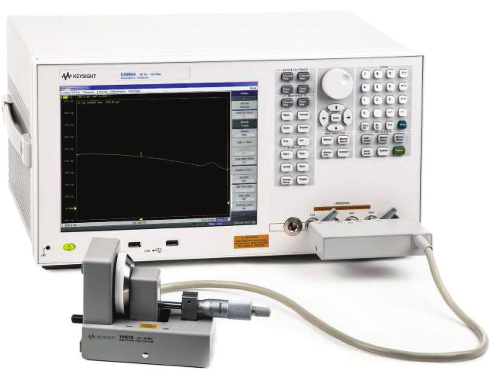 08 Keysight Solutions for Measuring Permittivity and Permeability with LCR Meters and Impedance Analyzers - Application Note 2.3.