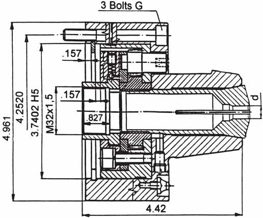 Optional Accessories: 3" & 4" soft solid jaws, 5" & " soft top jaws, 5" & " 4 Jaw scroll chuck, " Face Plate, Tailstocks 2912 5C Collet Max.