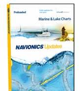 AT YOUR DEALER NAVIONICS UPDATES This card offers the same content as Navionics+ at a discounted price.