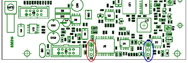 RPU 300-VU - MAIN TRANSMITTER compander system pre-setting (on board: Rpu300_txV_bf1-030853) TX COMPANDER circuit - On / Off J2 J7 J8 J11 Compander On