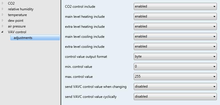 6. VAV control This is only for those controllers that are working as PI controllers.