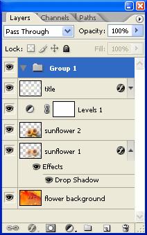 Layers Palette Menu Group Active Layer Layer Expand/Collapse Layer Effects Layer Effect Layer Thumbnail Display the Layers