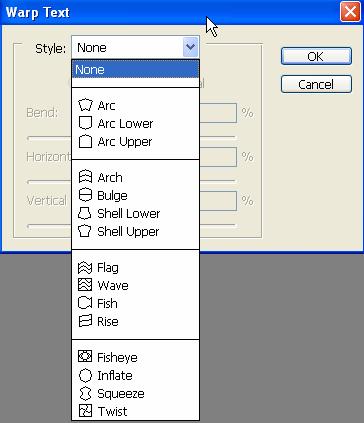 Create or Edit a Type (Text) Layer: 1. Do one of the following: Select the Horizontal Type tool or the Vertical Type tool.