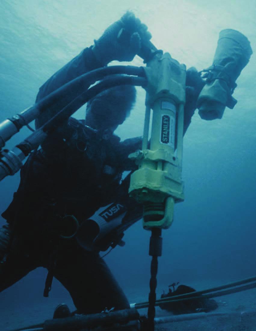 Underwater Tool Section Tools for Underwater Construction, Salvage and Demolition Stanley Hydraulic Tools is a leading worldwide provider of underwater hydraulic tools to professional divers, marine