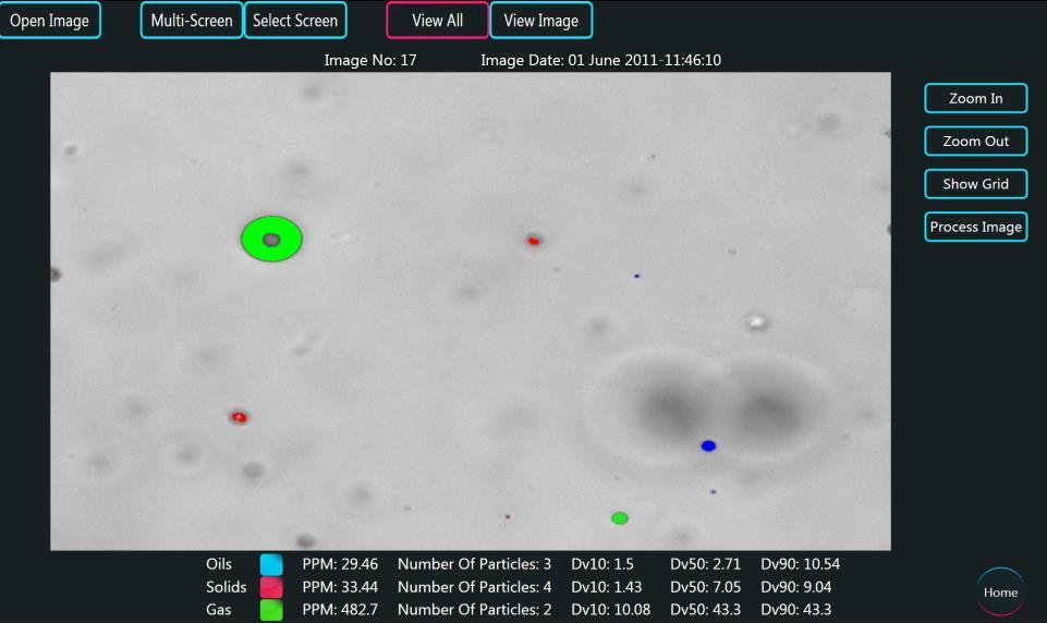 MiView Software-DataView DataView: Review Microscopy data via four controls Image Control User can cycle through images. View both raw and processed images. Display Image in full screen mode.