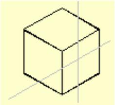 Isoplane top - Selects the top face of the cube, called the top plane, defined by the 30-degree and 150-degree axis pair.
