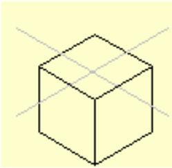 Orthographic projection - An object is seen as a series of several single views that show each face of the object in its true size and shape.