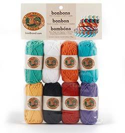 MATERIALS 860-109 Lion Brand Vanna's Choice Yarn: Colonial Blue 23 Balls (A) 601-650 Lion Brand Bonbons Yarn: Party 3 Balls (B) Lion Brand Knitting Needles- Size 5 [3.