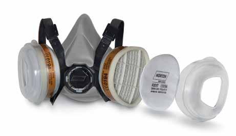 Particulate Filter Pad Replacement EN405:2001+A1:2009 Use with the Dual Cartridge Respirator mask to protect against dust and gases.
