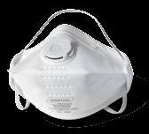 Respiratory Mask with Valve EN149:2001+A1:2009 Single use protection mask FFP2D SL, protects against low toxicity solid and liquid aerosols in concentrations of up to 12xOEL.