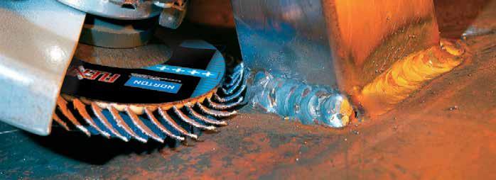 METAL WORKING NORSTAR FLAP DISCS Norstar flap discs combine the two most advanced abrasives to give you the highest performance.