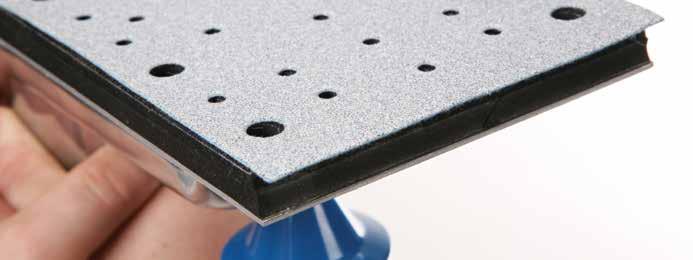 MANUAL SANDING MULTI-AIR PLUS A975 The special No-Fil coating of Multi-Air Plus prevents build-up of dust and avoids premature clogging.