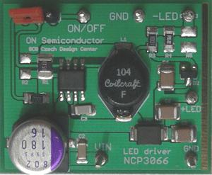NCP3066 Boost LED Configuration Open LED Protection AND8289 discusses