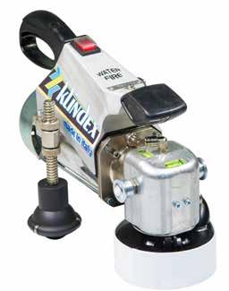 It can be used as a concrete or marble edge grinder, as well as a stairs bush-hammer and