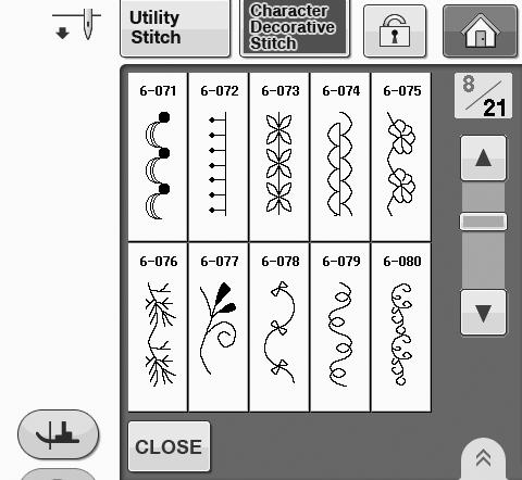 COMBINING STITCH PATTERNS COMBINING STITCH PATTERNS You cn comine mny vrieties of stitch ptterns, such s chrcter stitches, cross stitches, stin stitches, or stitches you design with MY CUSTOM STITCH