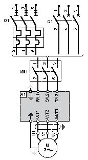 Connections and Schema Three-Phase Power Supply Wiring Diagram A1 KM1