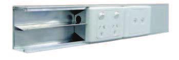 AOL Bench Series Aluminium Duct The Esco Clearway AOL Series Aluminium Bench Duct is a single channel extruded aluminium skirting duct body and clip in cover.