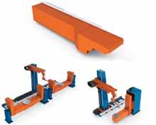 RP-VS Vertical stroke for upright robot The vertical stroke which is mounted on the floor or on a floor-mounted linear track increases the working range of an upright mounted robot in order to weld