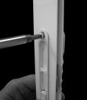 - The RETRACTOR CLIP must be mounted in the upper most portion of the door frame opening