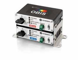 OBIS Accessories OBIS Remotes, Heat Sink, Power Supply and Accessories OBIS Remote Mounting Brackets and Stacking Brackets* Included with OBIS Remote Top View Front View * Allows OBIS Remote to be