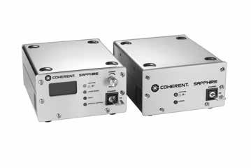 Sapphire Driver Unit Operate, Control and Monitor Sapphire Laser Heads Features One-box wall plug controller and power supply Enables stand-alone applications (CDRH Compliant) Standby/Laser ON key