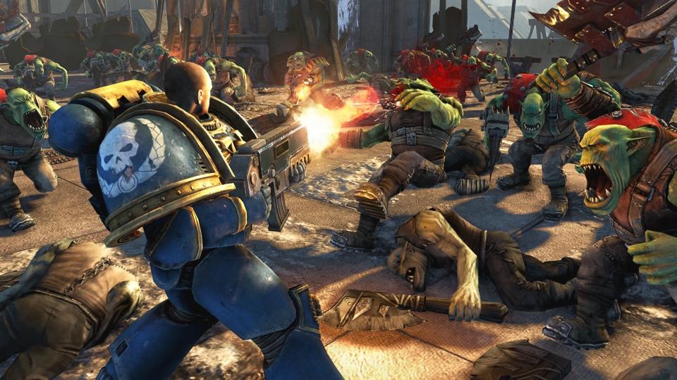 Third-person action shooter set in the Warhammer