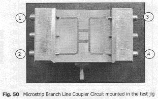 08 Determination of coupling and isolation characteristics of a strip-line directional coupler.