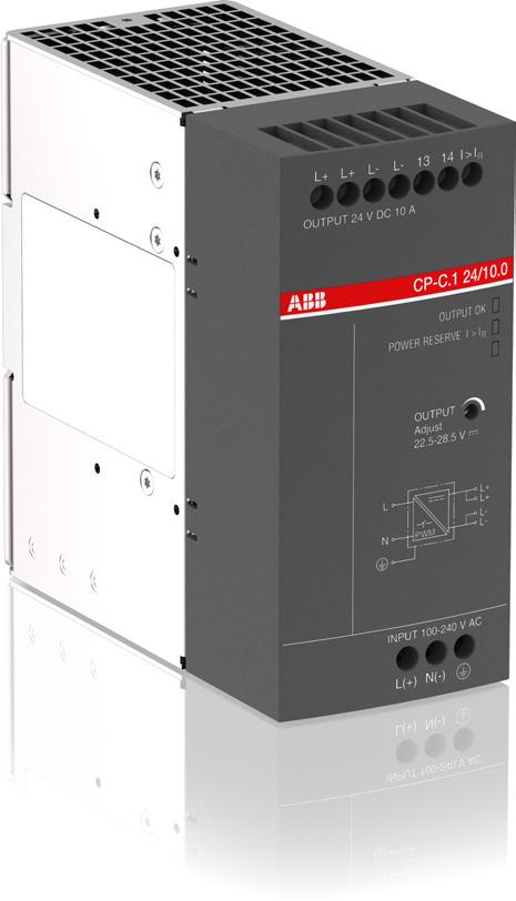 Data sheet Power supply 24/10.0 Product revision M F High-performance primary switch mode power supply The power supplies are ABB s highperformance and most advanced range.