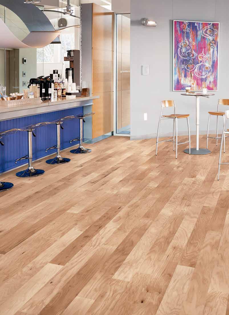 PERFORMANCE PLUS HARDWOOD CUSTOM COLOR PROGRAM The Performance Plus collection is available in six species: birch, cherry, hickory, maple, walnut and white oak.