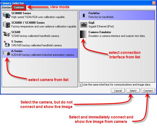 View) Camera Selector (Custom