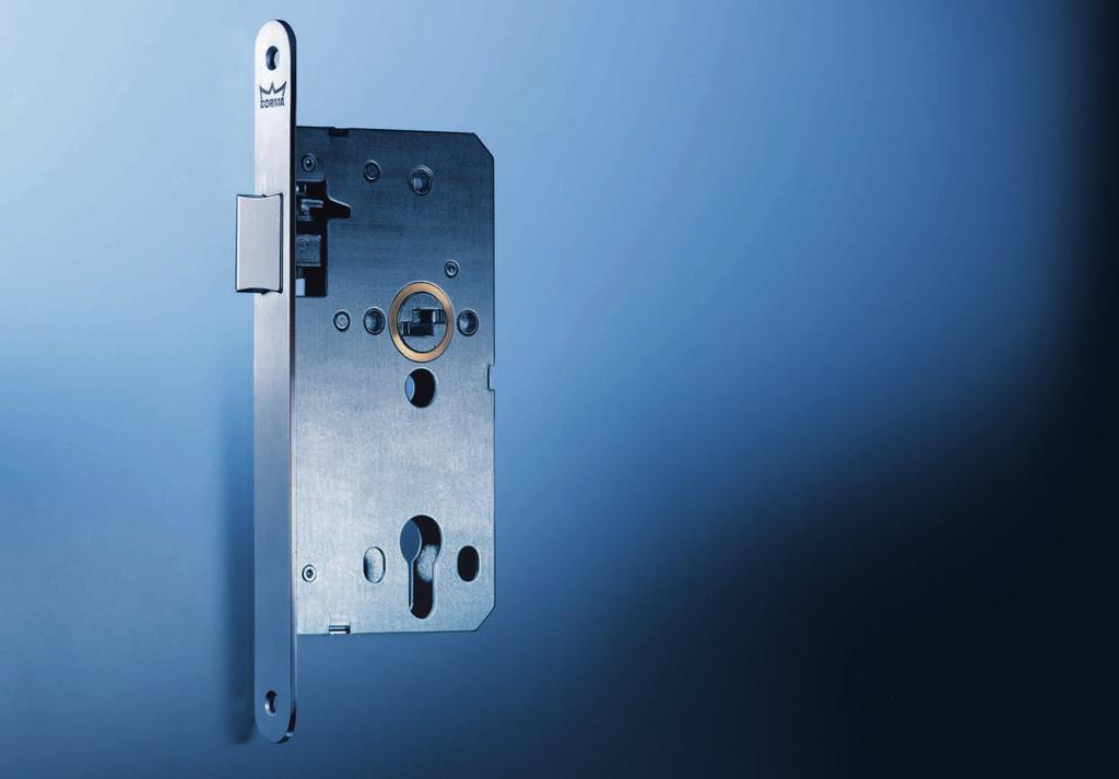Premier Series Project Locks Mortice locks for timber doors Galvanised case, bronze bushed Latch bolt nickel-plated brass mm heavy sprung square follower Special bronzed-bushed, self-adjusting clamp