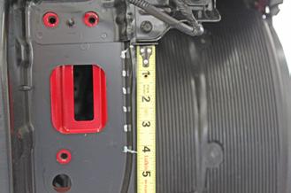 of air baffle (10A - gray arrow) and with a 10MM socket, remove two