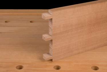 If satisfied with the fit of your dovetail joint - glue, clamp and finish your project.
