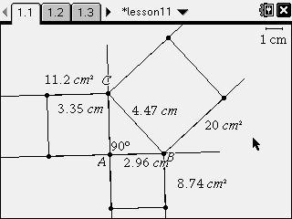Lesson 11 Exploring the Pythagorean Theorem (cont.