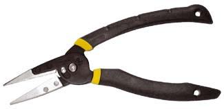 Dynagrip Needle Nose Pliers Dynagrip handle Wire cutter included Made of high performance laminated steel sheeting Parallel edge tightening