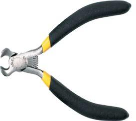 Stanley Mini Diagonal Cutting Plier Comfort grip handles Polished heads Ground heat treated cutting edges for longer life, durability and accuracy Heat treated carbon steel forging for long life