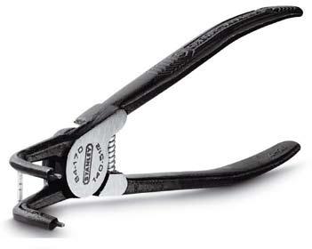 140mm(L) and 10mm(Diameter) Straight Nose Pliers For Circlips - External X 10 Curved Nose Pliers For